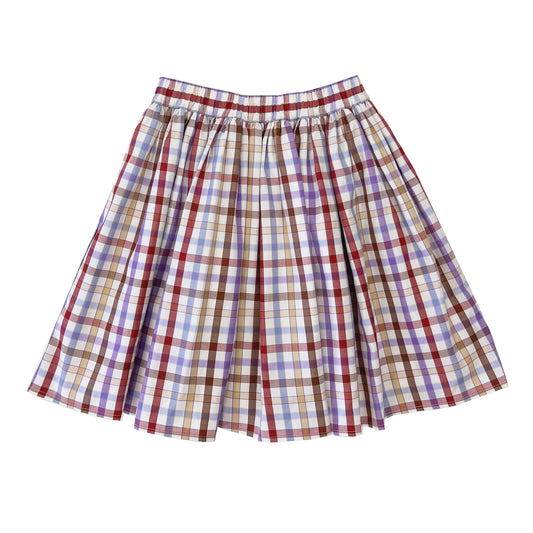 Girl's Check Skirt