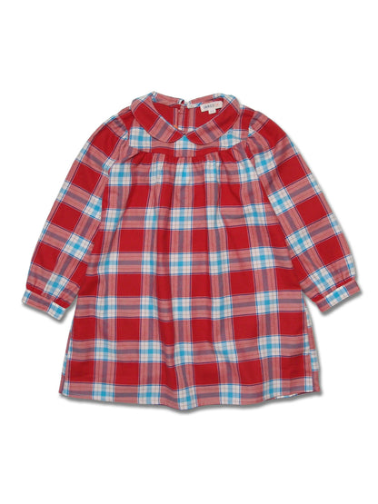 Girl LS Peter Pan Collar Dress