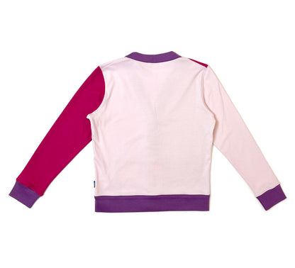 Girl's  Color Block Knit Cardigan