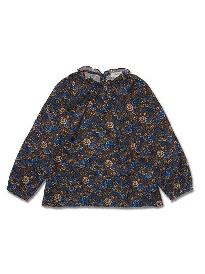 Girl LS Ruffle Top
