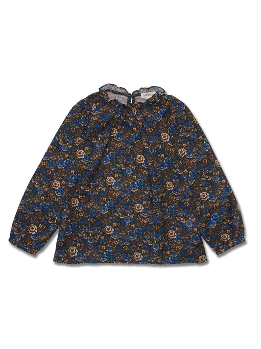 Girl LS Ruffle Top