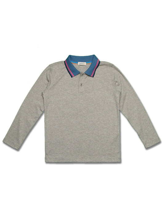 Knit L/S Polo - Solid