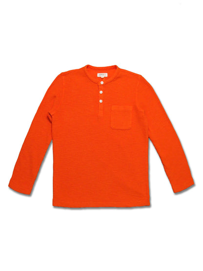 Boy's LS Knit Solid Waffle Henly
