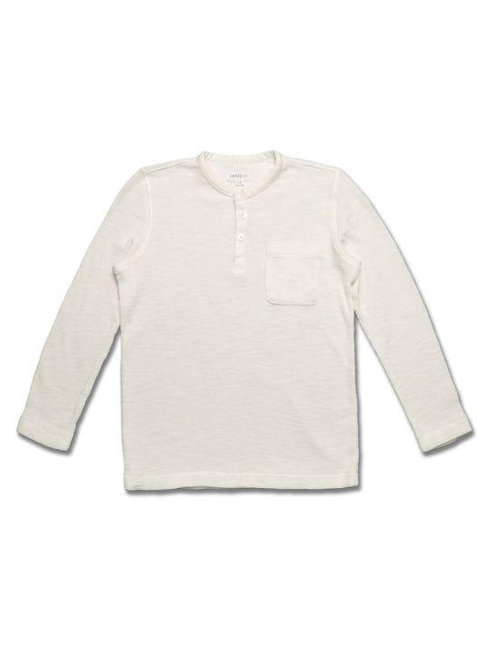Boy's FW LS Knit  Solid Waffle Henly