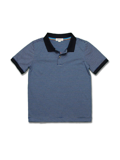 Knit S/S Polo - Stripe