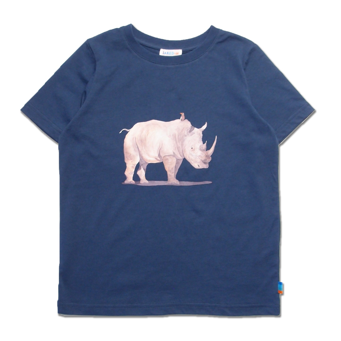 SS Crew Neck Tee with Rhinocerous Print
