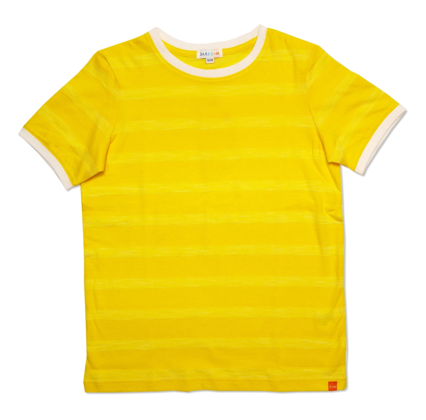 SS Stripe Crew Neck Tee/ Yellow /
