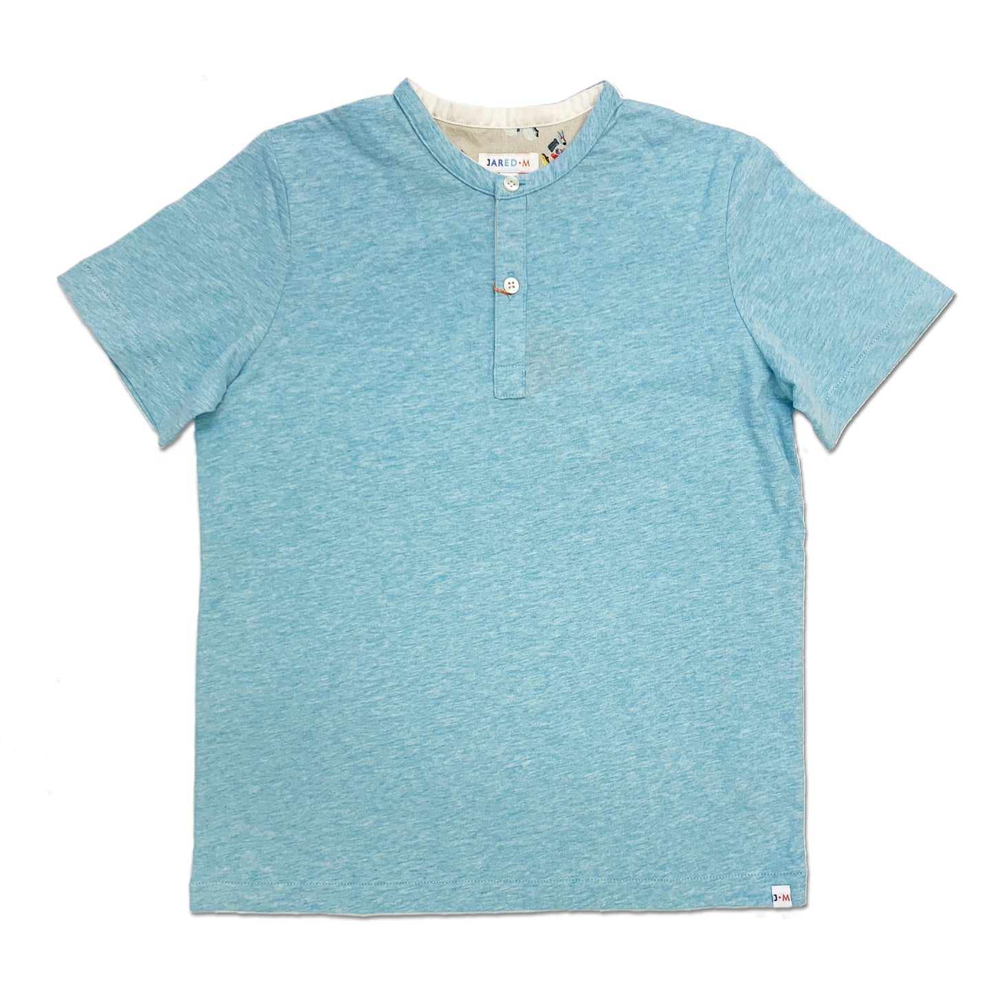 Boy's SS Knit Heather Henley