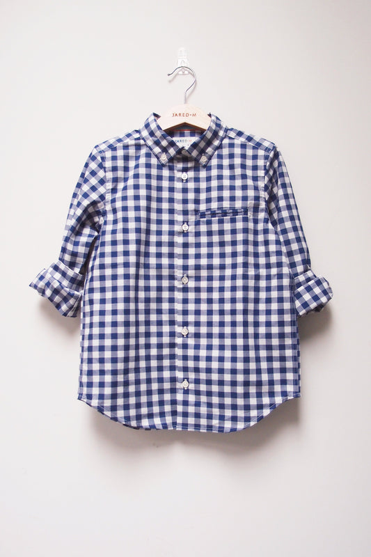 L/S Button Down Collar Gingham Shirt