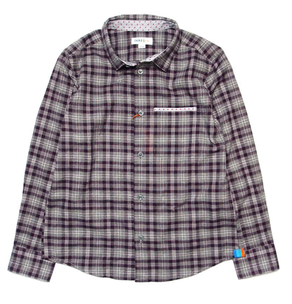 Boy's FW LS Spread Collar with Chest Pocket Shirt