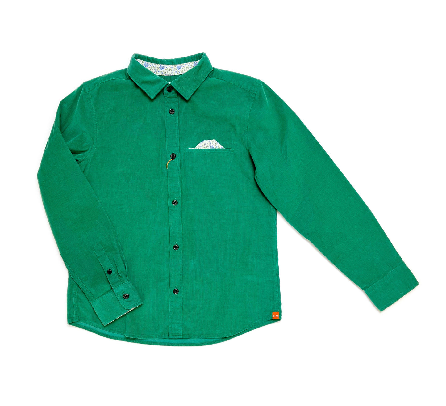 Boy's FW LS Spread Collar Cordurory Shirt