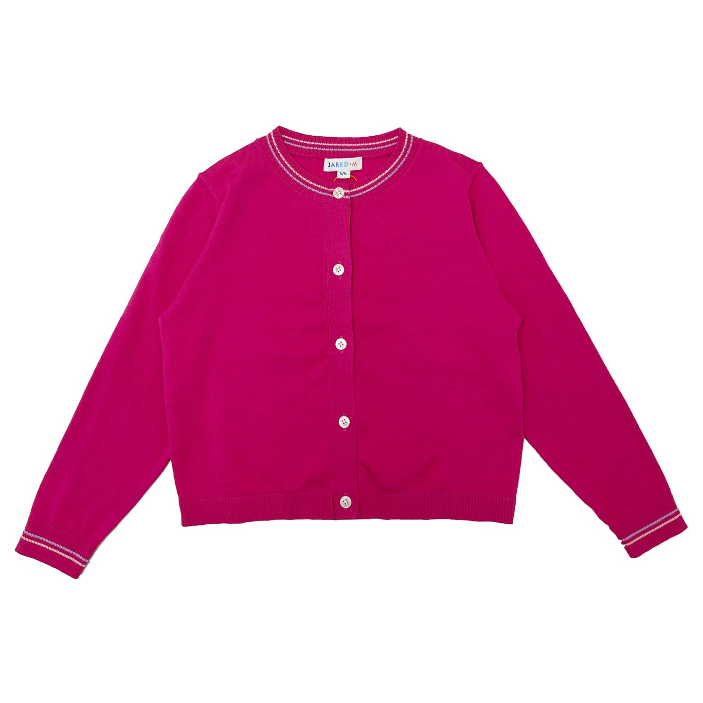 Girl's NOS LS Cotton cardigan