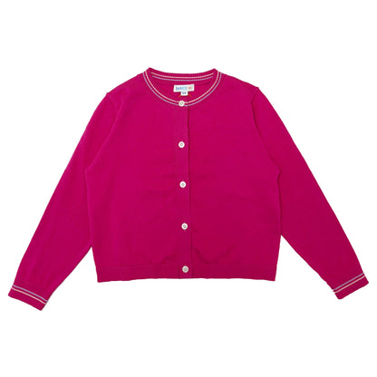 Girl's NOS LS Cotton cardigan