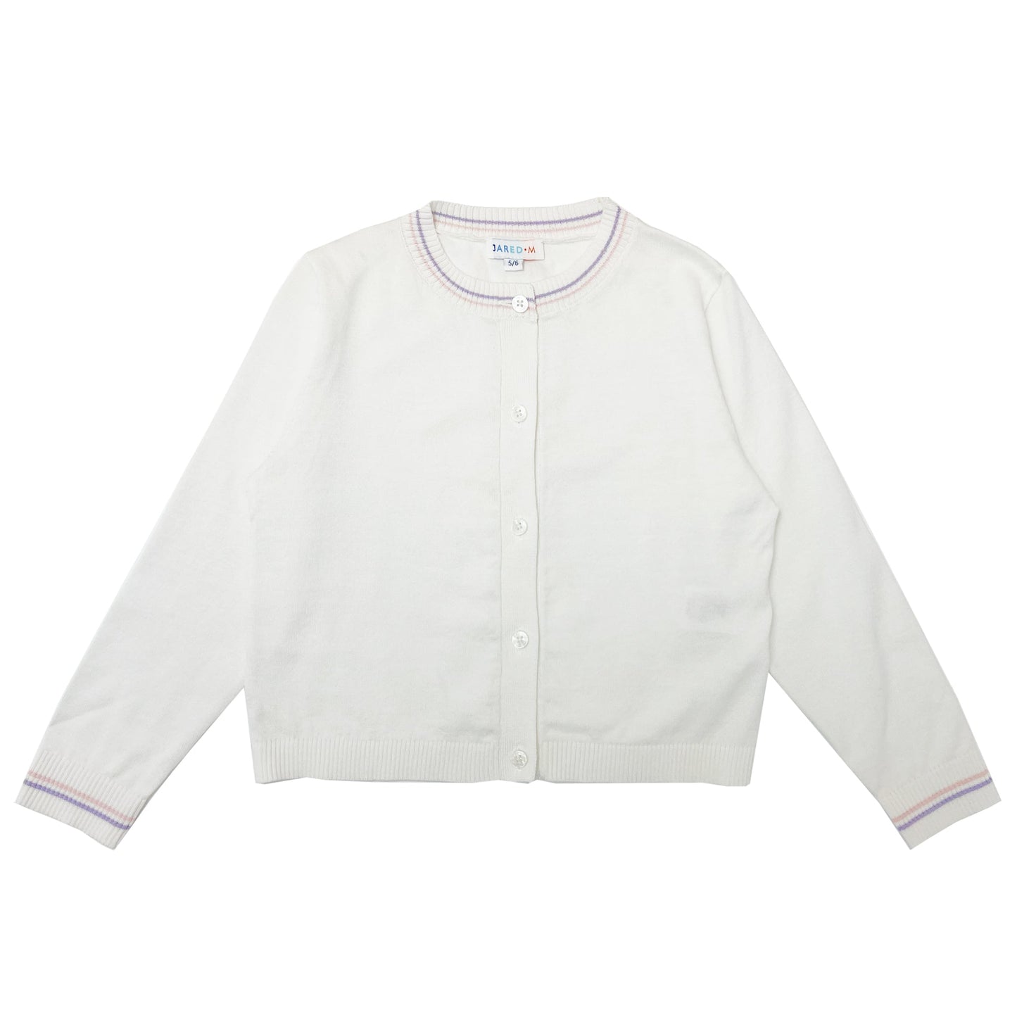 Girl's NOS LS Cotton cardigan