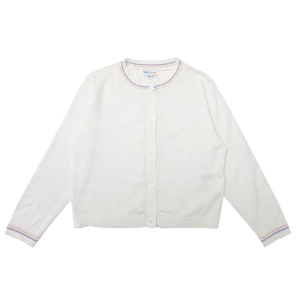 Girl's NOS LS Cotton cardigan