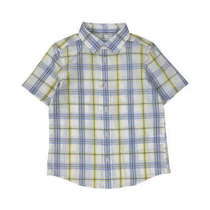 Boys SS Spread Collar Shirt - Corn
