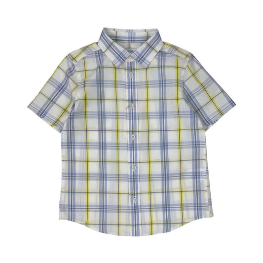 Boys SS Spread Collar Shirt - Corn
