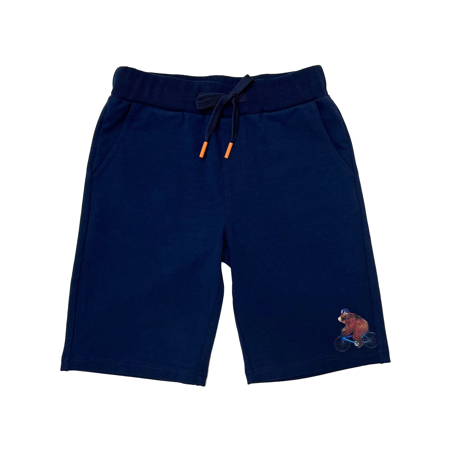 Boy's Knit Pull on  shorts with Crocodile and Bear  Print