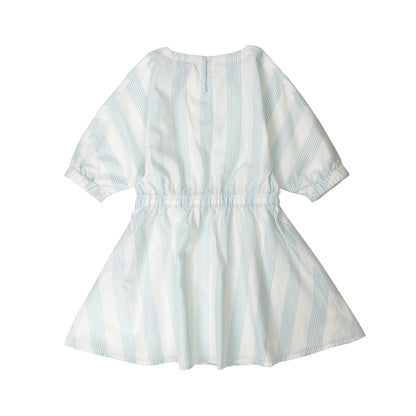 Girl's 3/4 Sleeve Stripe Dress