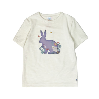 Girl's SS Crew Neck Easter Rabbit Tee