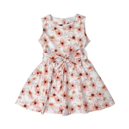 Girl's Floral Sleeveless Dress