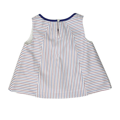 Girl's Sleeveless Stripe Top