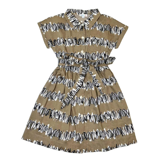 Girl's SS Scribble Shirt Dress