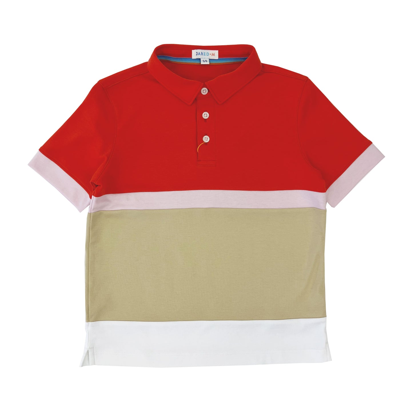 Boy's SS Color Block Polo