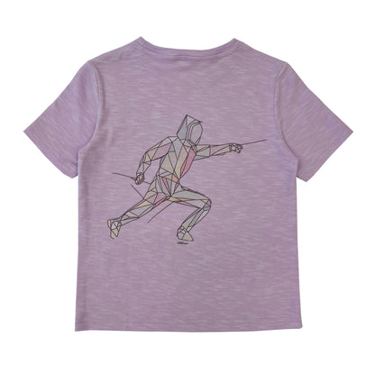 Girl's SS Crew Neck Fencing Tee