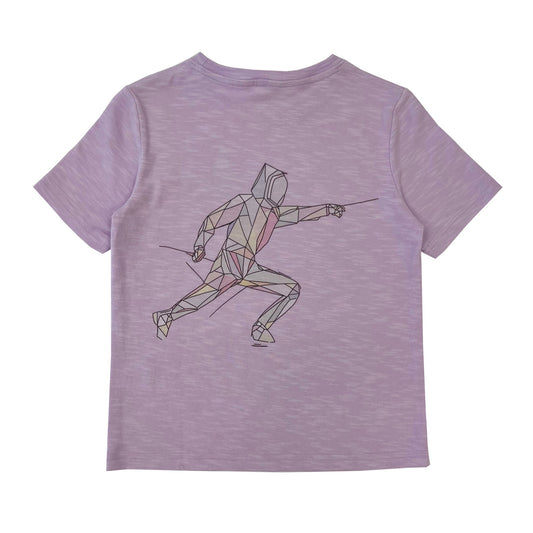 Girl's SS Crew Neck Fencing Tee