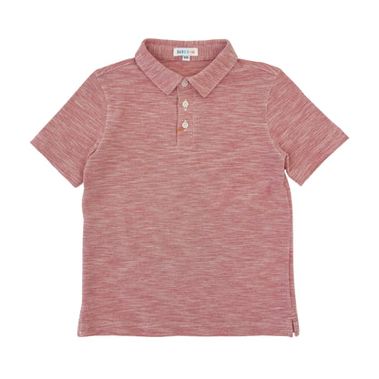 Boy's Slub Oxford Pique Polo