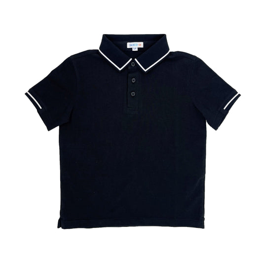 Boy's SS Flat Knit  Polo