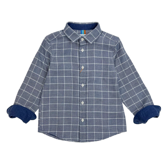 Boy's LS Double Face Flannel Check Shirt