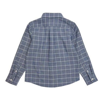 Boy's LS Double Face Flannel Check Shirt