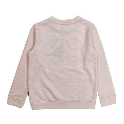Girl's LS Knit Crew Lovebirds Pullover
