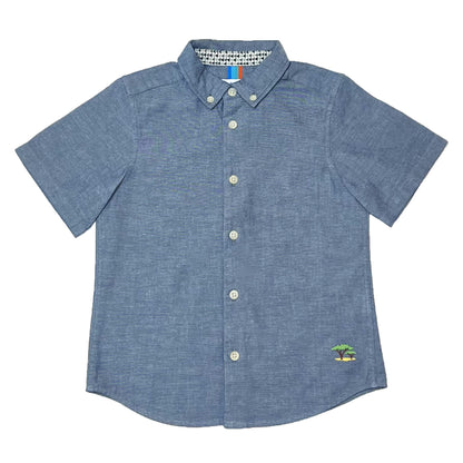 Boy's SS Buttondown Collar Chambray Shirt
