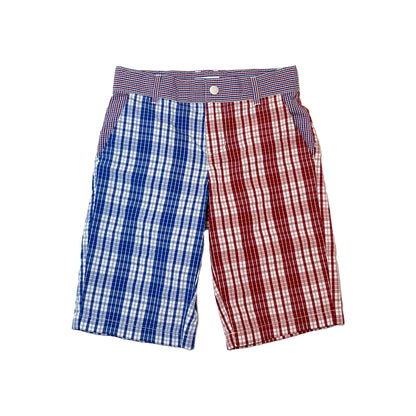 Boy's color block basic slim shorts