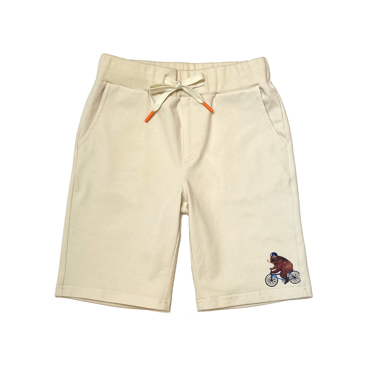 Boy's Knit Pull on  shorts with Crocodile and Bear  Print