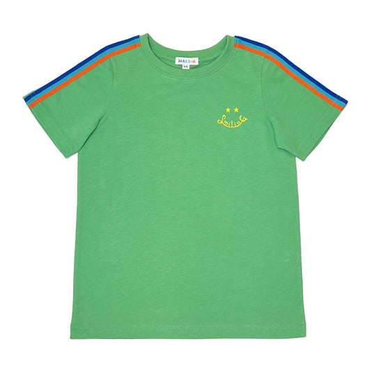 Boy's SS Crew Neck Tee with Smiling Print