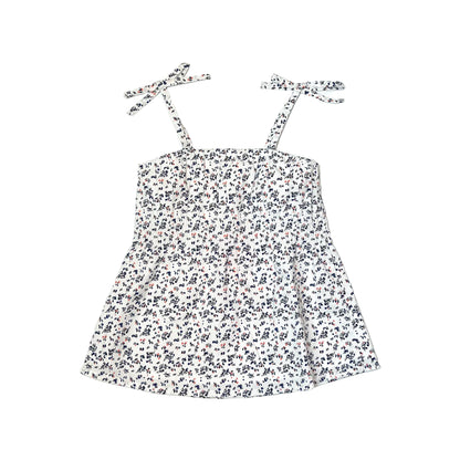 Girl's Woven Floral Print Tiki Top